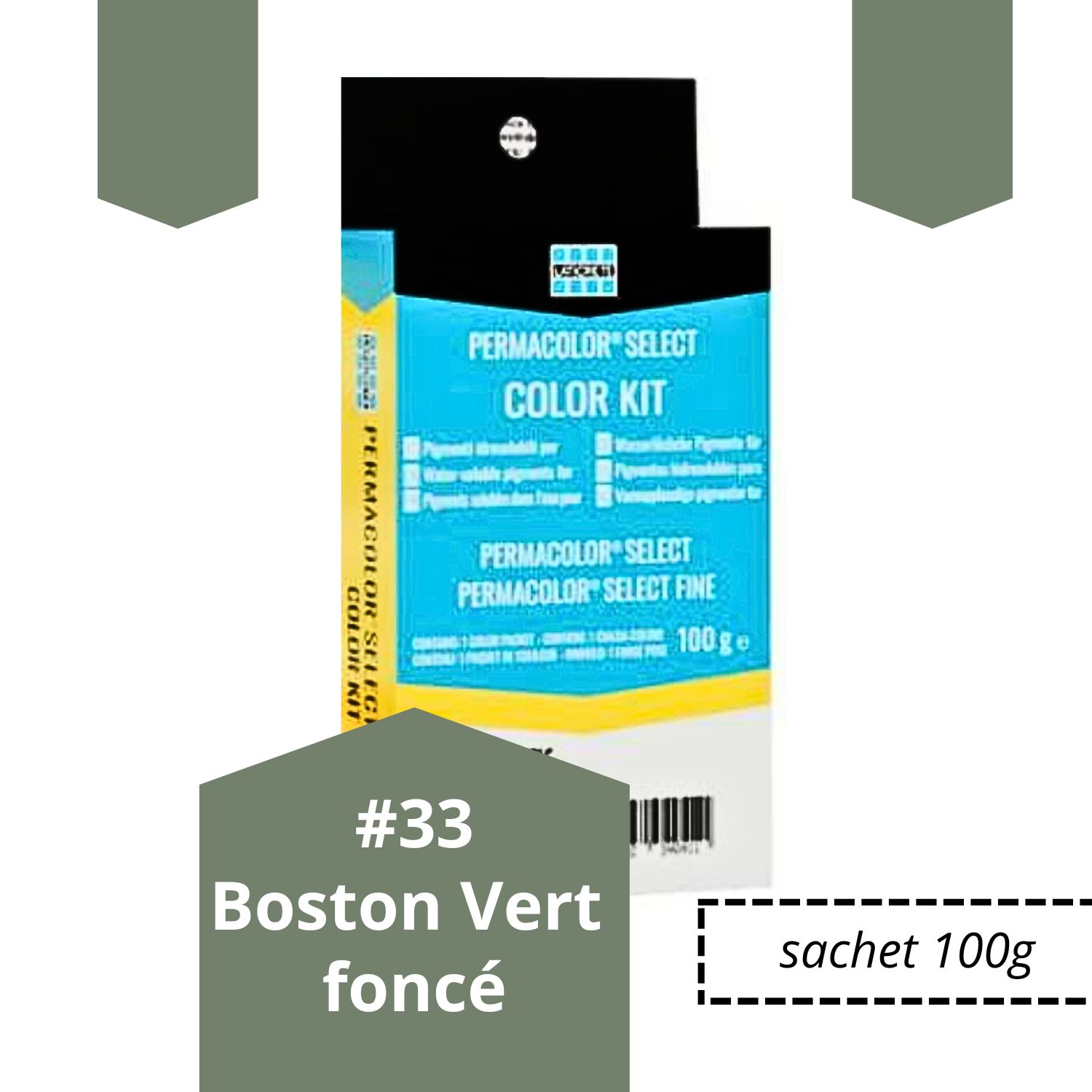 CIMENT JOINT PERMACOLOR #33 BOSTON VERT FONCE