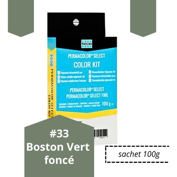CIMENT JOINT PERMACOLOR #33 BOSTON VERT FONCE