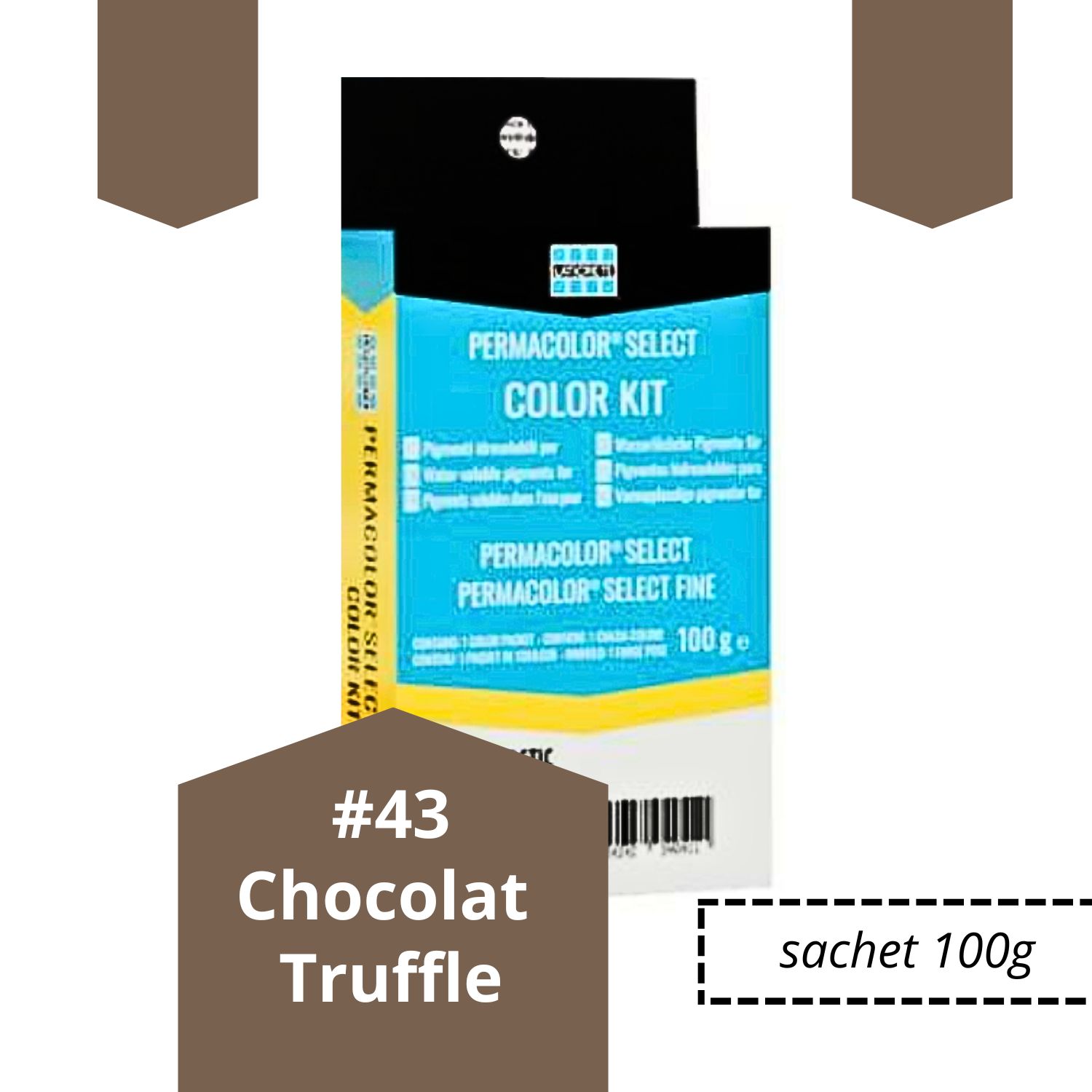 CIMENT JOINT PERMACOLOR #43 CHOCOLAT TRUFFLE