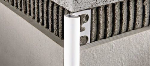 PROFILE 1/4 ROND ALU BLANC H10MM 2.6ML