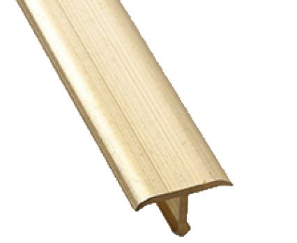 PROFILE EN T LAITON NATUREL T20MM