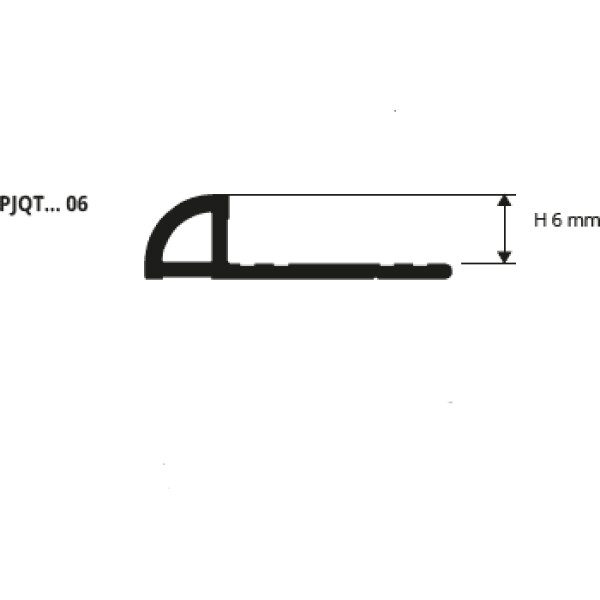 PROFILE 1/4 ROND ALU ANOD ARGENT H06MM 2.7ML – Image 2