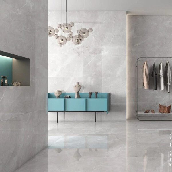 90X180 POLI AMOUR GRIS - BAIN E7-28 ROMANTIC – Image 3
