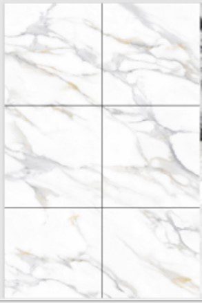 60X60 CARRARA MAT BLANC MARBRE GRIS/ROUILLE NEW – Image 10
