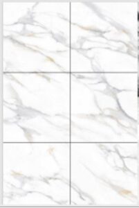 60X60 CARRARA MAT BLANC MARBRE GRIS/ROUILLE NEW