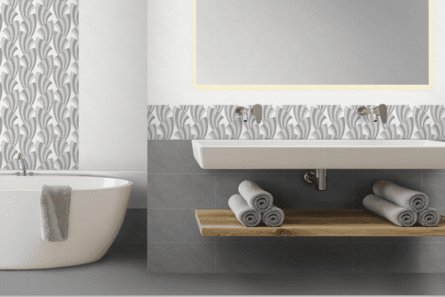 25X40 CORAIL GLOSSY GRIS DECO