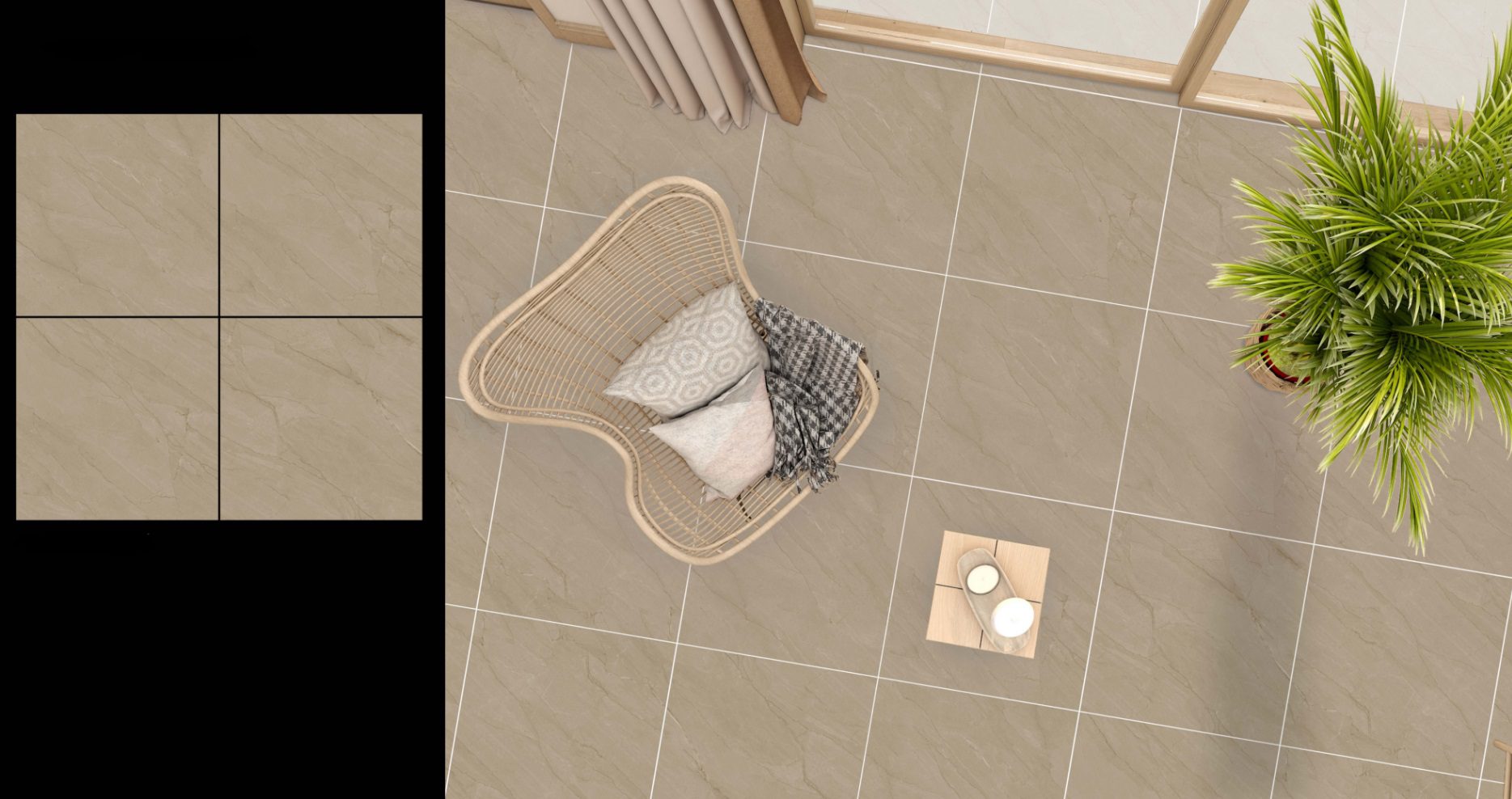 30X30 CORAIL BEIGE MAT