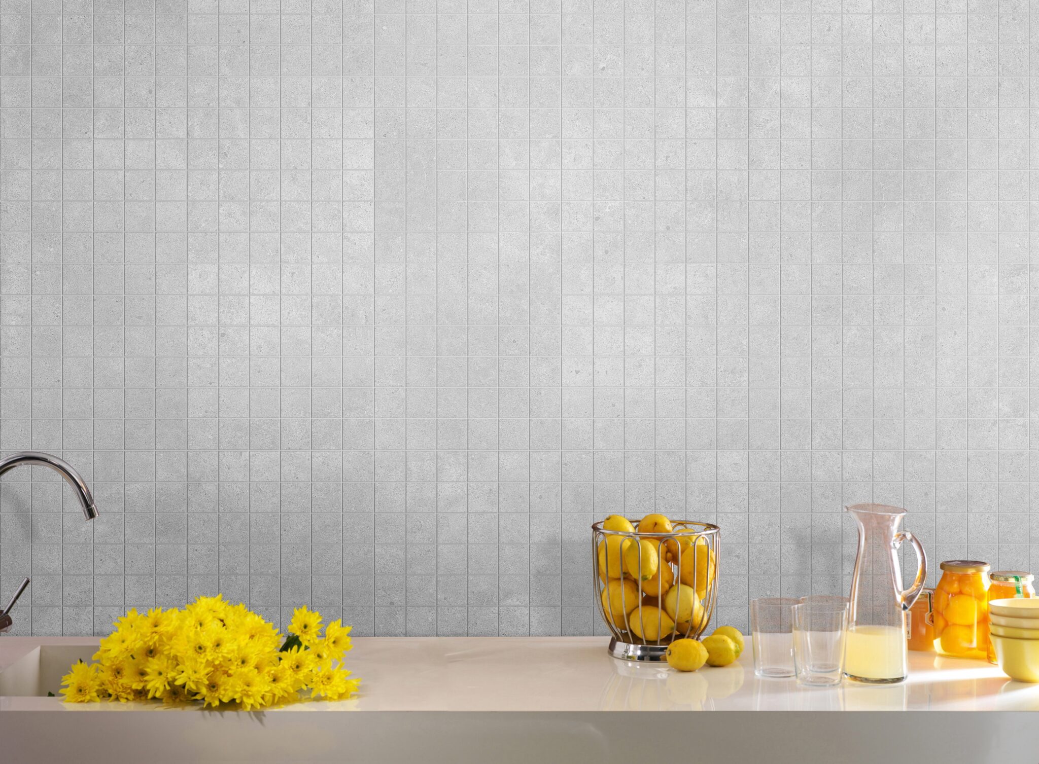 30X30 PARADA MOSAIC GRIS CLAIR 4.8X4.8 - REF GEN