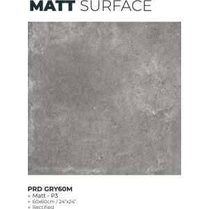 60X60 PARADA GRIS MAT - REF GENERIQUE