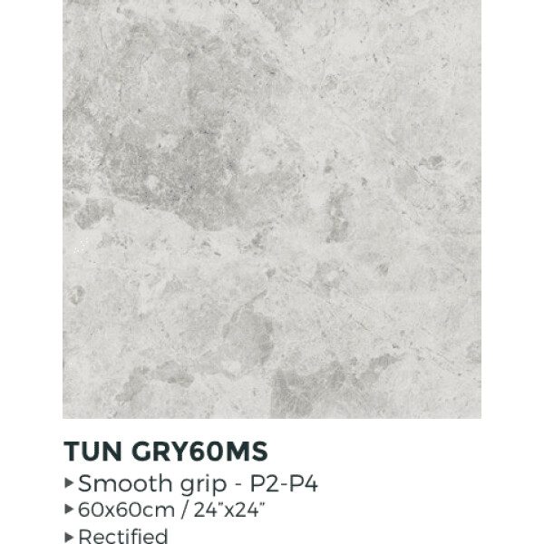 60X60 TUNDRA GRIS CLAIR SMOOTH GRIP -REF GENERIQUE