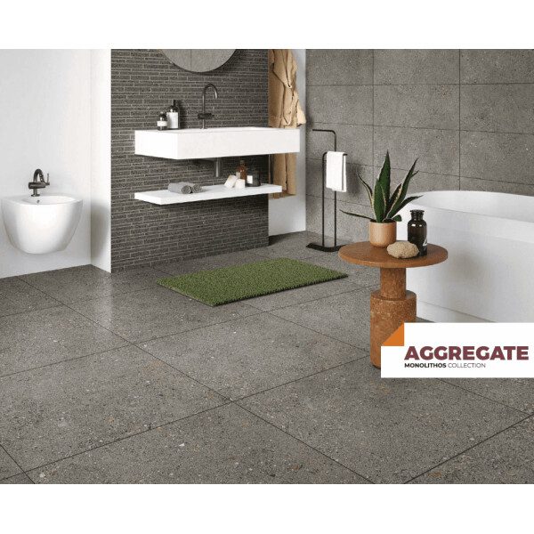 60X60 AGGREGATE GRIS FONCE SMOOTH GRIP - REF GENE – Image 2