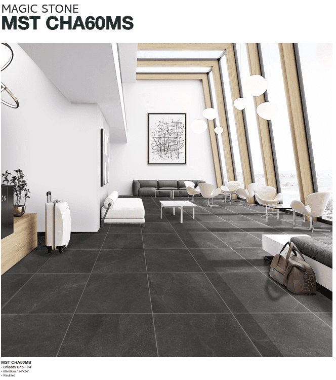60X60 MAGIC STONE NOIR SMOOTH GRIP - REF GENE – Image 2