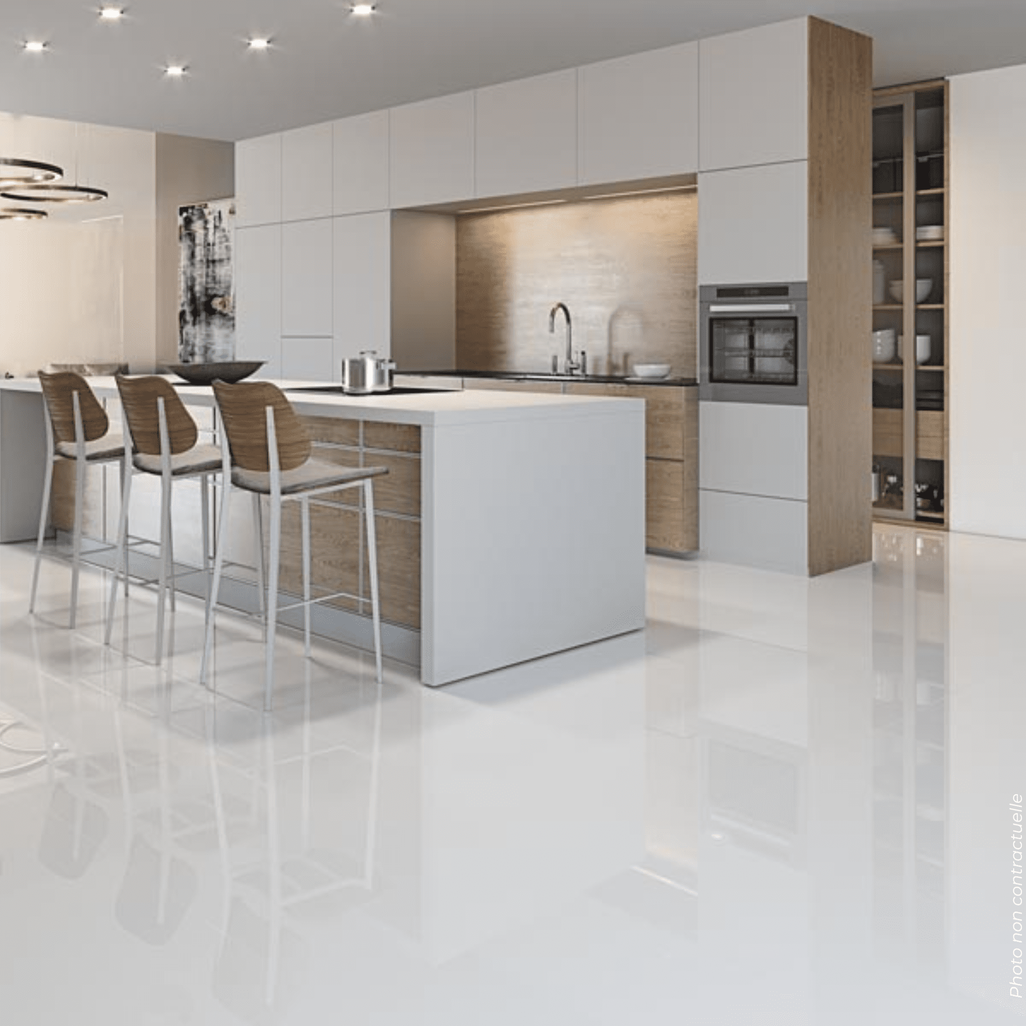 100X100 POLI BLANC - 11M2 - LOT689
