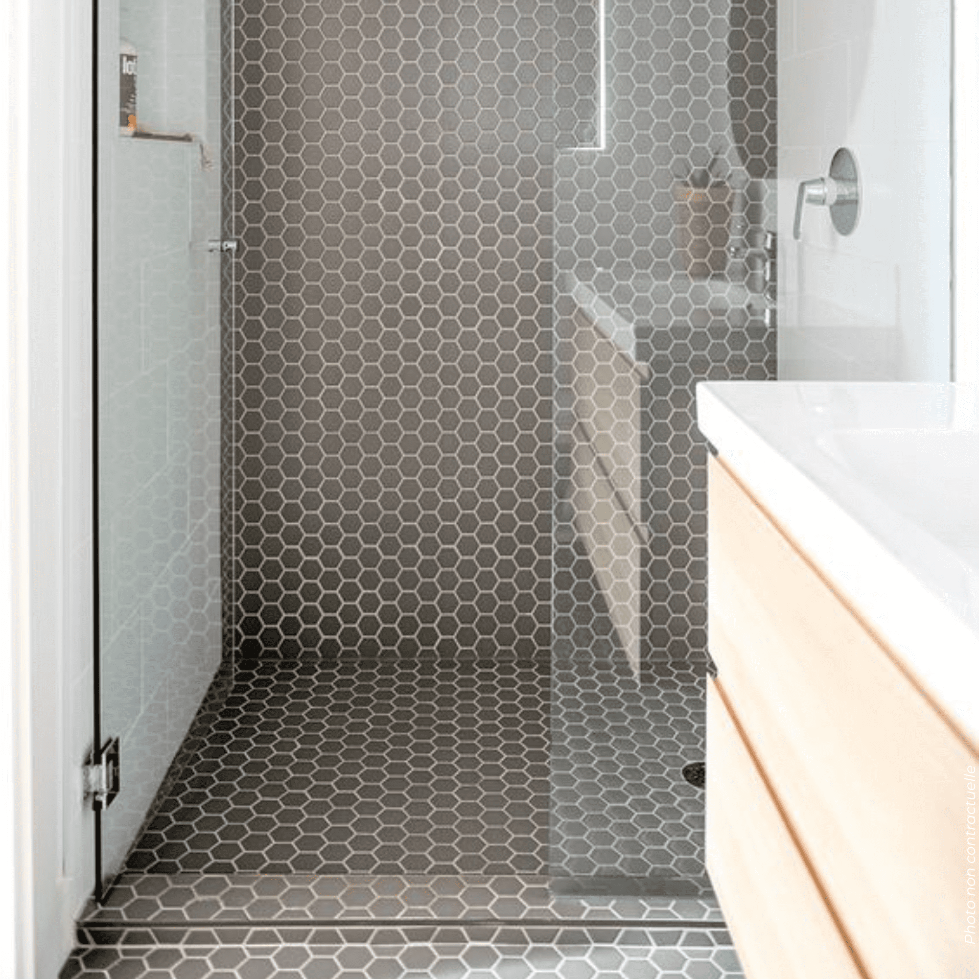 30X30 MOSAIC EXA-MINI GRIS FONCE 1.26M2 - LOT693